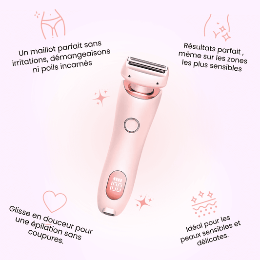 Lady Shaver • Rasoir Électrique Féminin — Peau Lisse en 30 Secondes